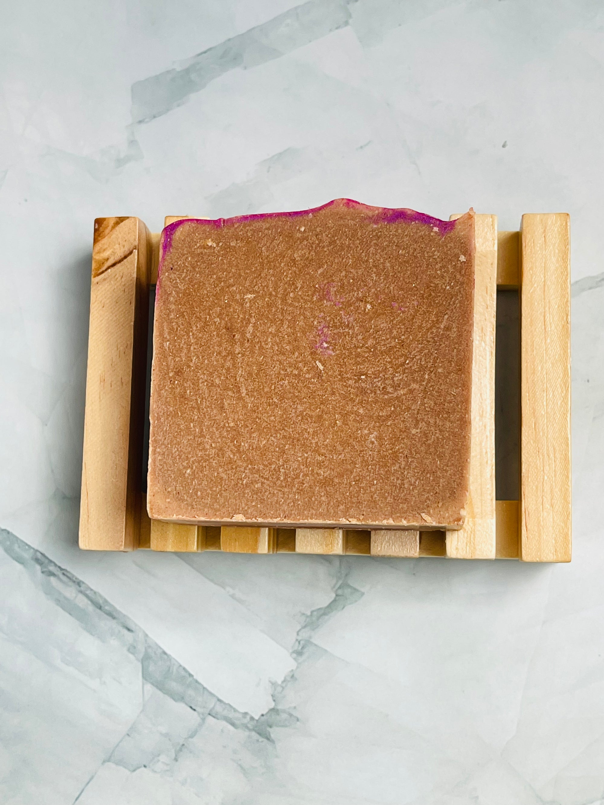 Summer Bloom Cleansing Bar Soap - Flaxseed & Orange Bark